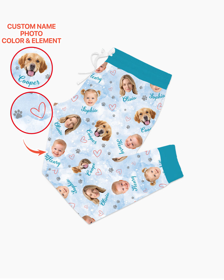 Personalized Family Matching Bamboo Women Pajama Set