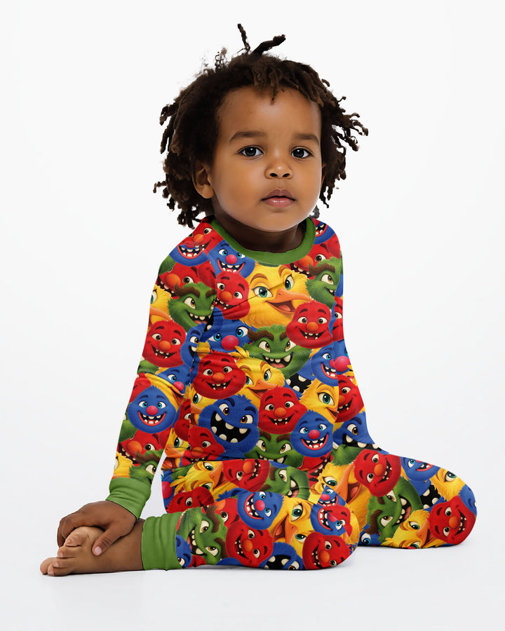 Let Have Some Fun Bamboo Two Piece Long Sleeve Pajama Set