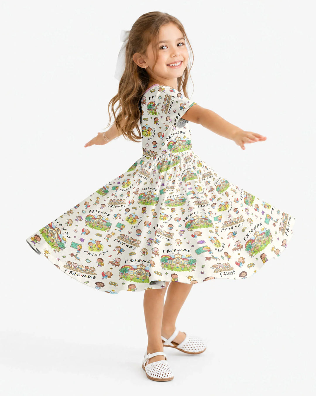 School Friends Forever Bamboo Twirl Dress