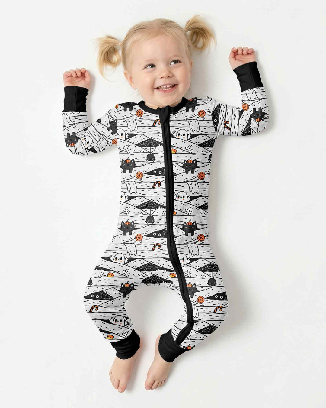 Halloween Mummy Monster Bamboo Convertible Zippy