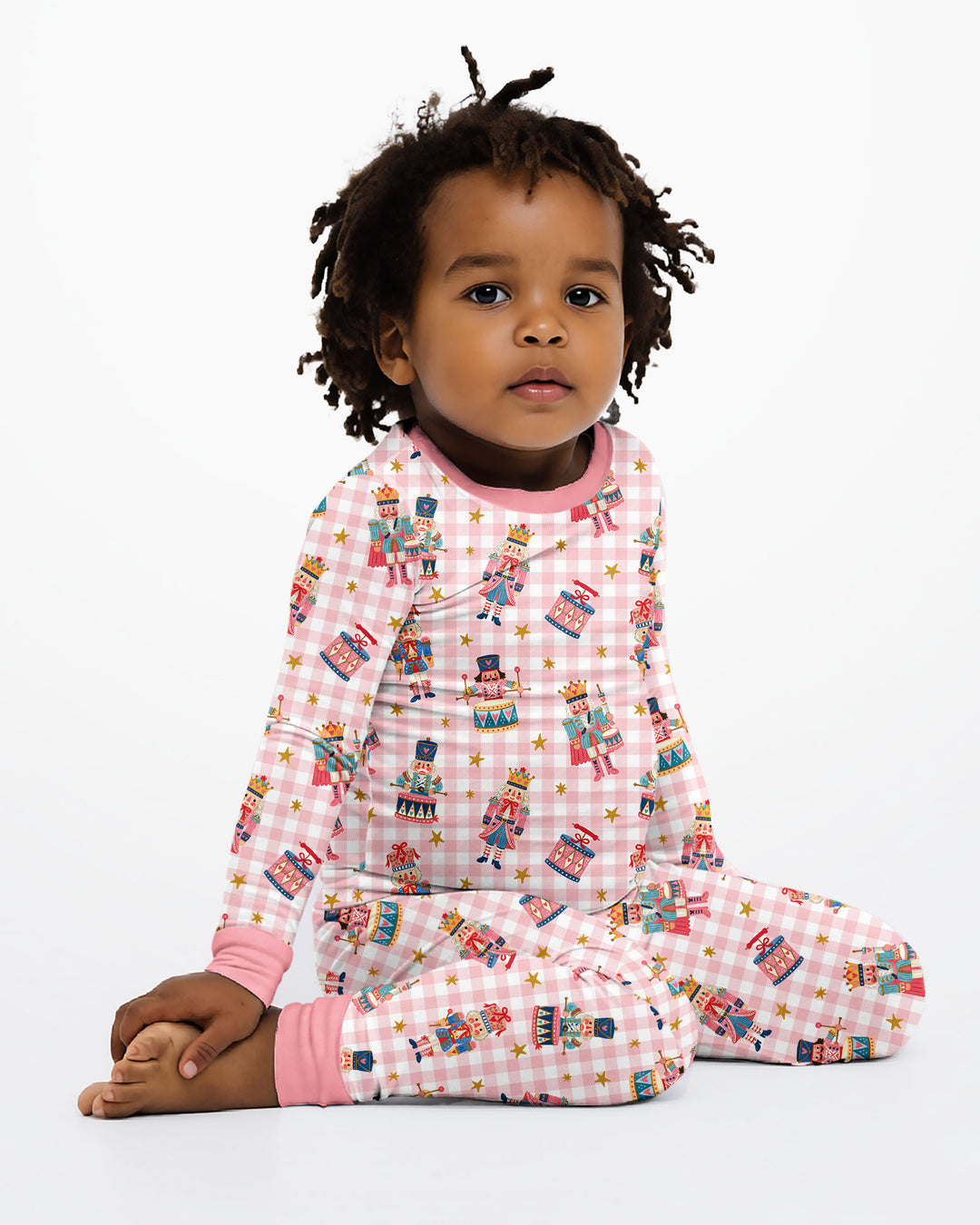 Whimsical Nutcracker Bamboo Two Piece Long Sleeve Pajama Set