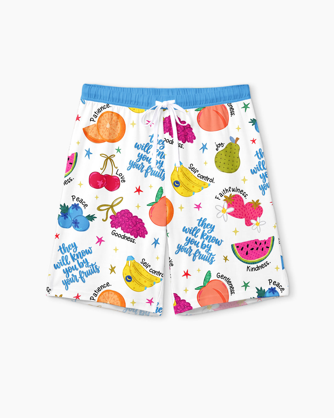 They Will Know You By Your Fruits Men Short Sleeve Short Pajama Set