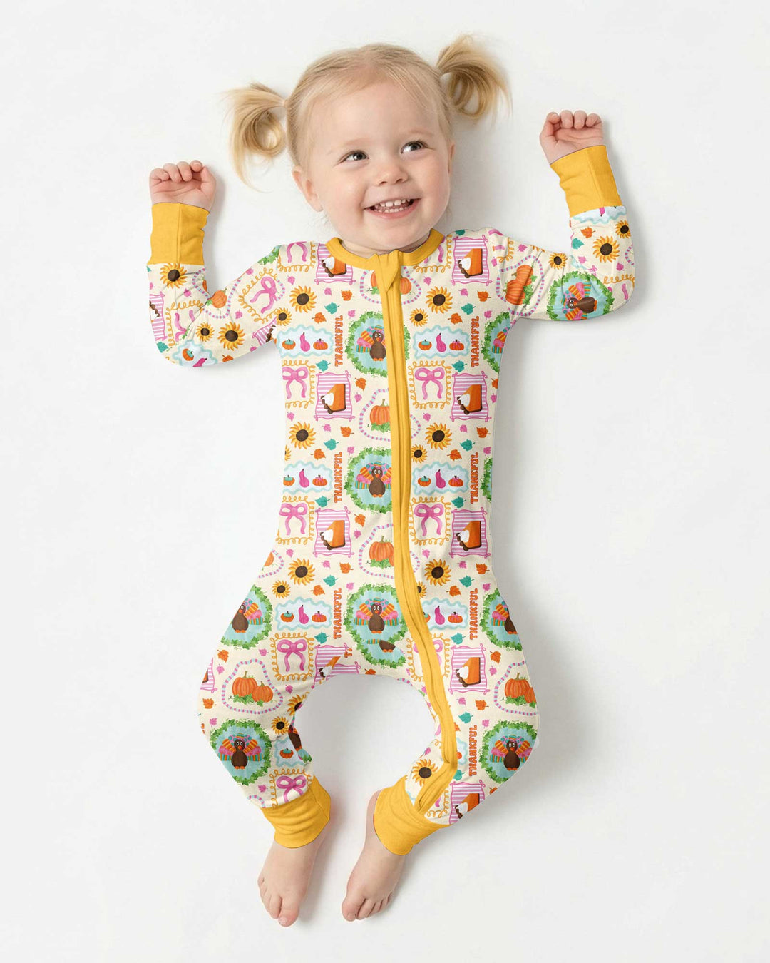 Sweet Thanksgiving Harvest Bamboo Convertible Zippy