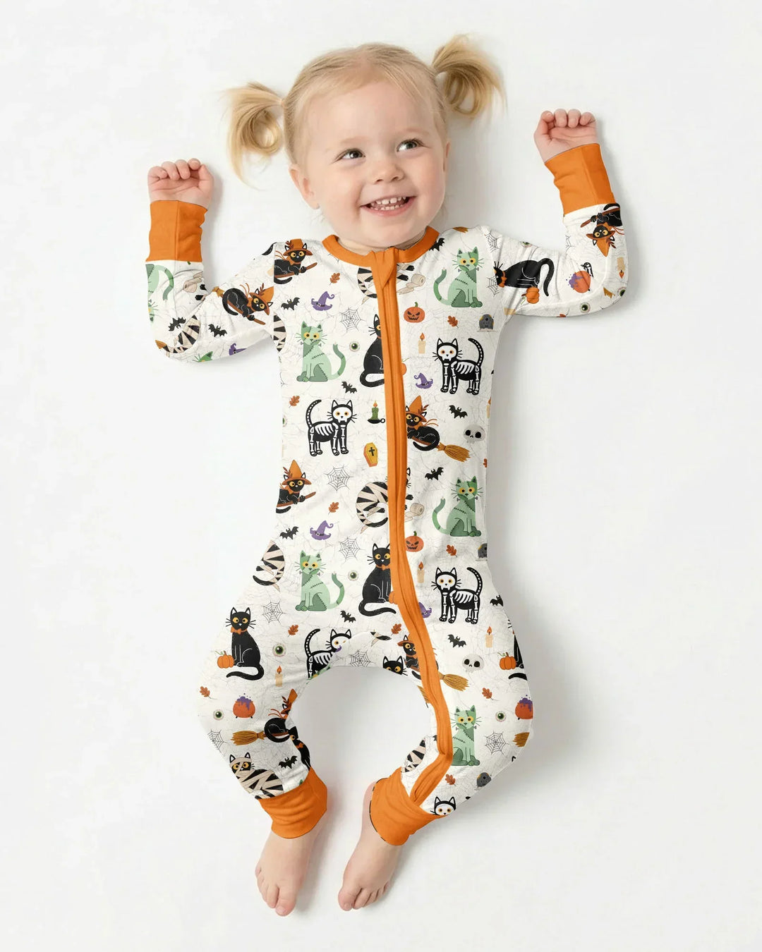 Spooky Cat Squad Bamboo Convertible Zippy