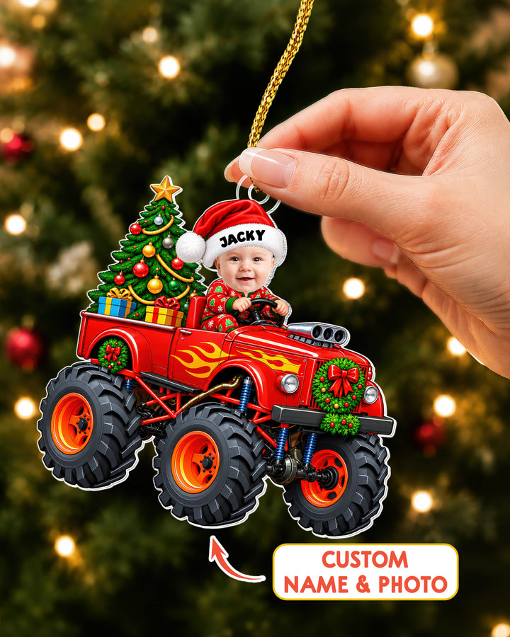 Little Driver Christmas Acrylic Ornament