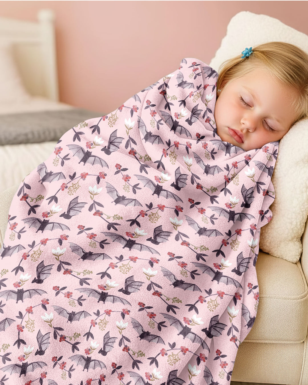 Fruit Bats Bamboo Blanket