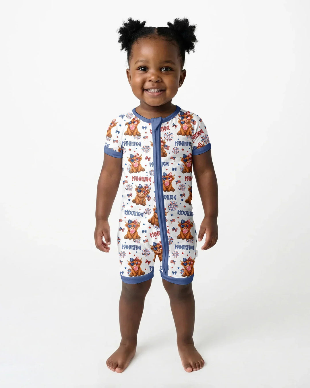 Moo-Rica Cowgirl Bamboo Shorty Zippy