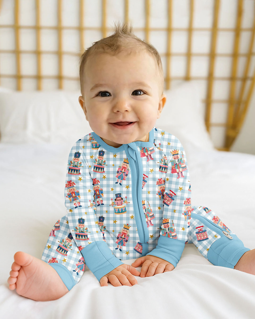 Whimsical Nutcracker Bamboo Convertible Zippy