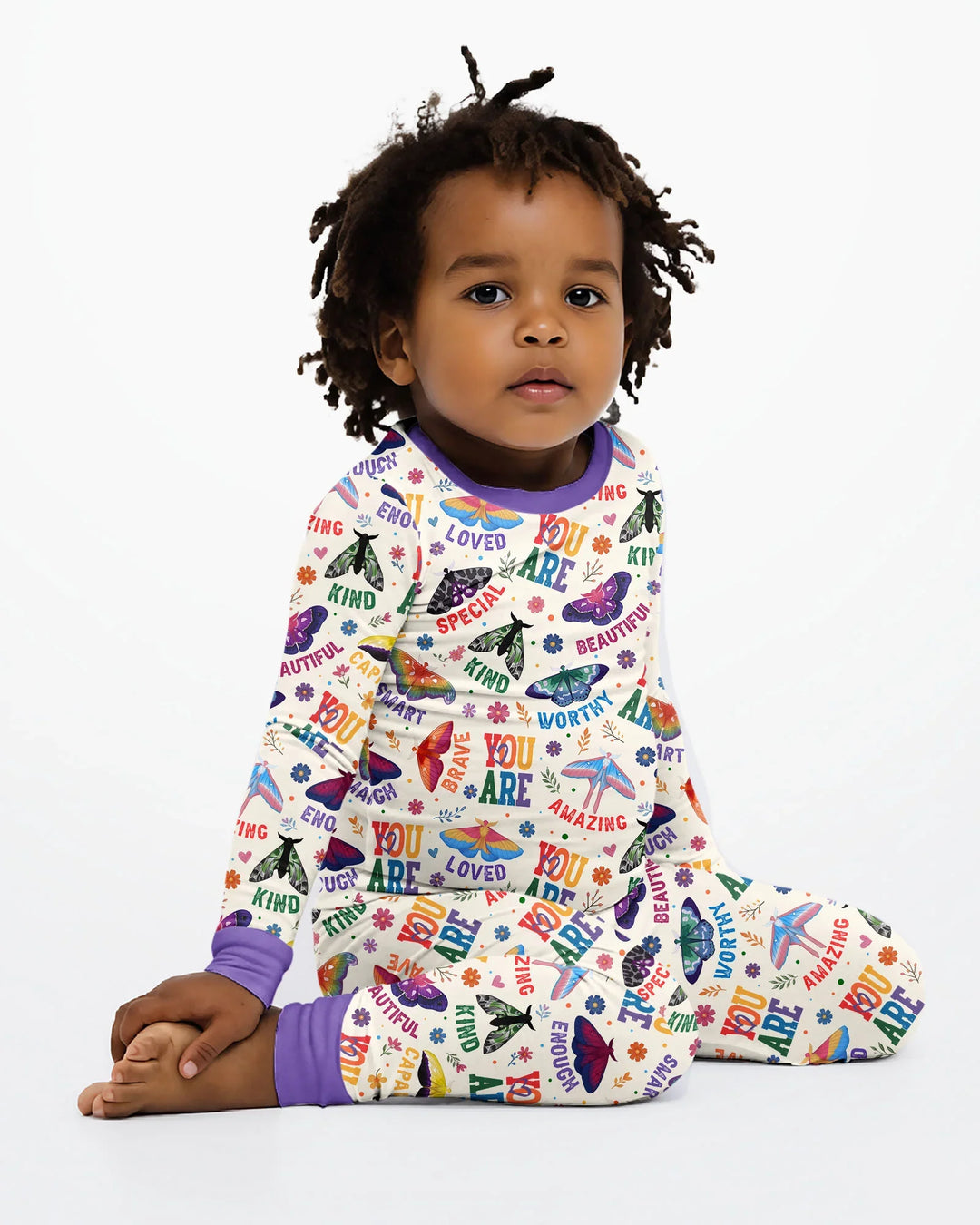 Proud Wings Family Matching Bamboo Two Piece Long Sleeve Pajama Set