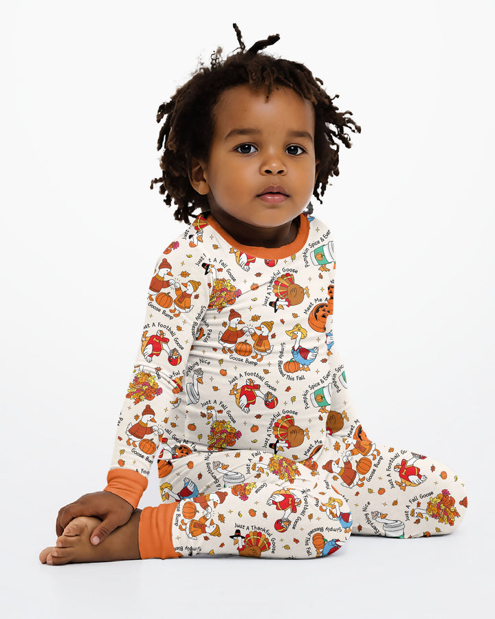 Template Bamboo Two Piece Long Sleeve Pyjamas Set
