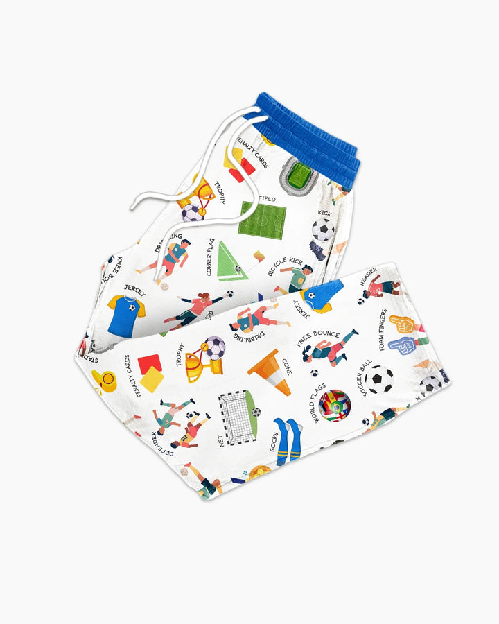 Soccer Fever All About The Game Bamboo Men's Pajama Set