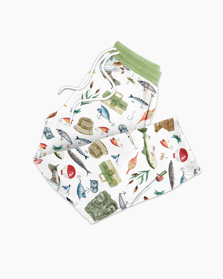 Daddy's Fishing Buddy Daddy& Me Matching Bamboo Men's Pajama Set