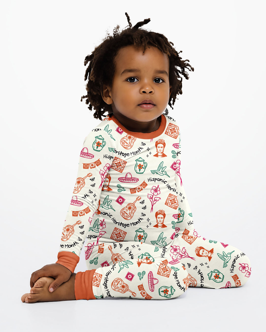 Hispanic Heritage Month Bamboo Two Piece Long Sleeve Pajama Set