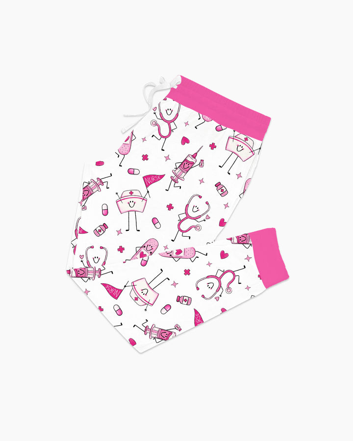 Cute Nurse Crew Bamboo Women Pajama Set