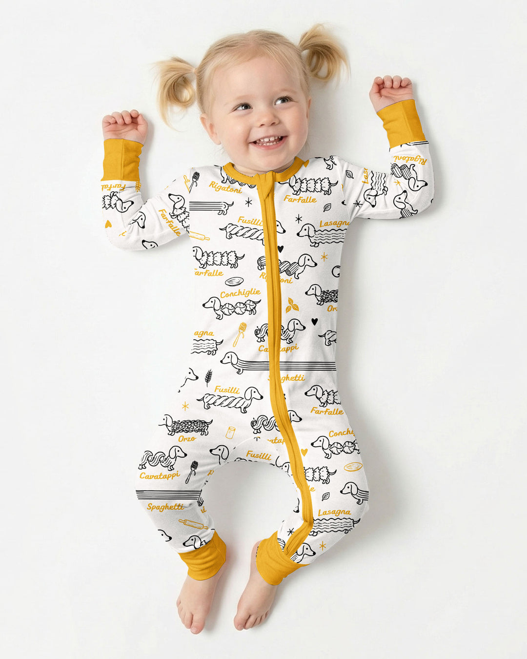 Pasta Pups Bamboo Convertible Zippy