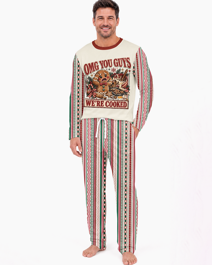 You Guys We're Cooked Bamboo Men's Pajama Set