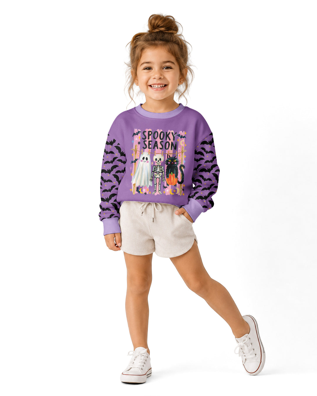 Bats & Boos Family Matching Bamboo Crewneck Sweatshirt