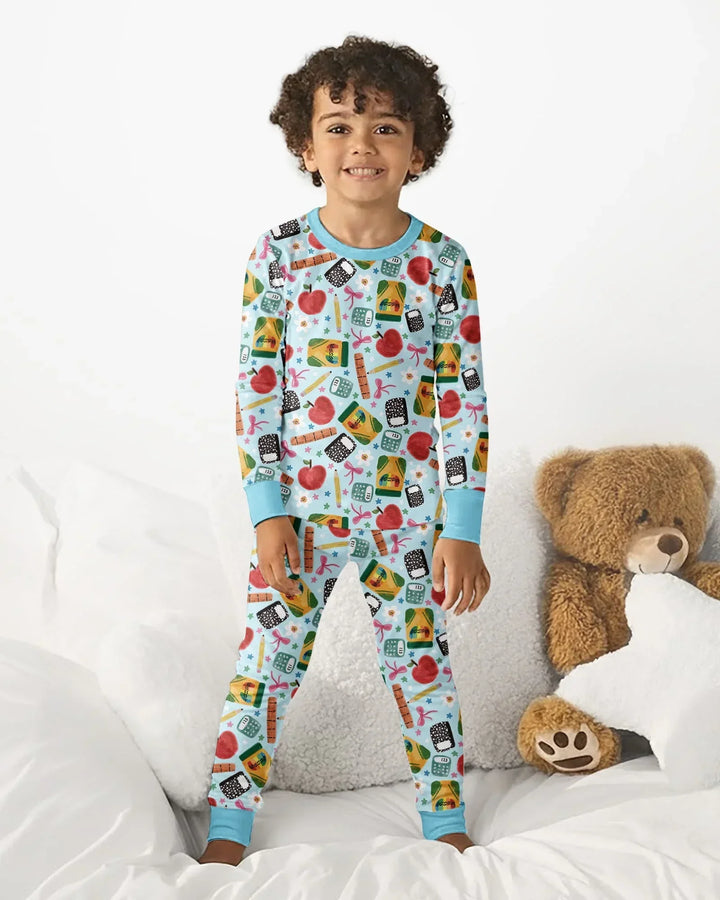 Little Learner Bamboo Two Piece Long Sleeve Pajama Set