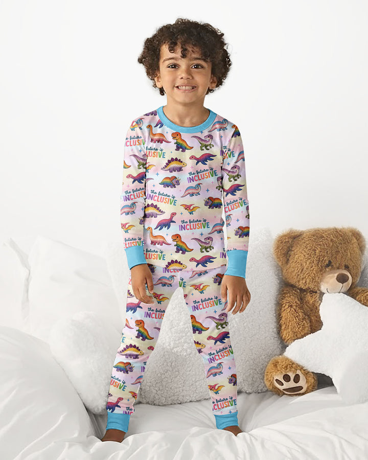 The Future is Inclusive Bamboo Two Piece Long Sleeve Pajama Set