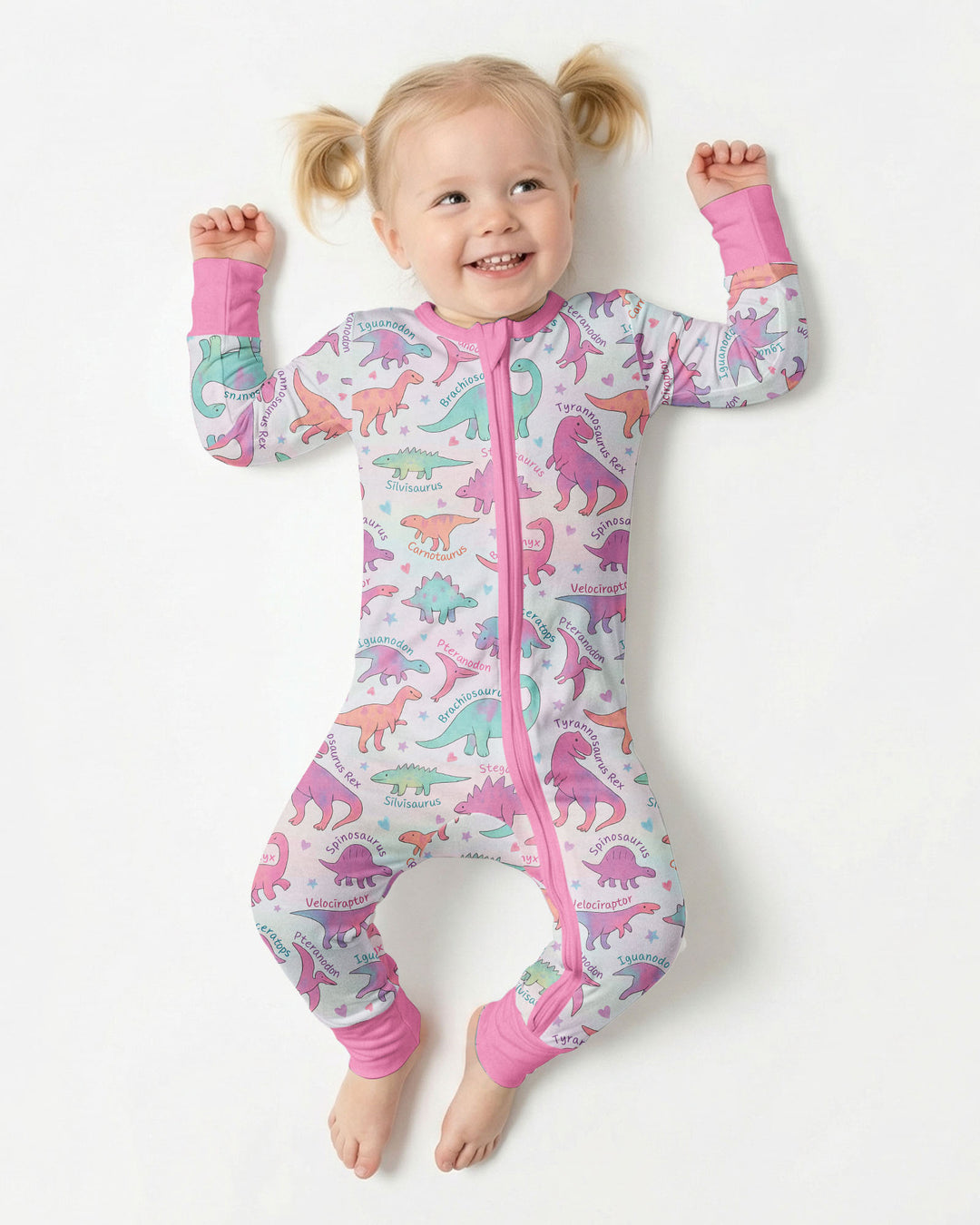 Pastel Dino Bamboo Convertible Zippy