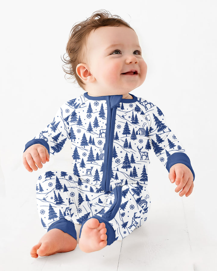North Pole Train Bamboo Convertible Zippy