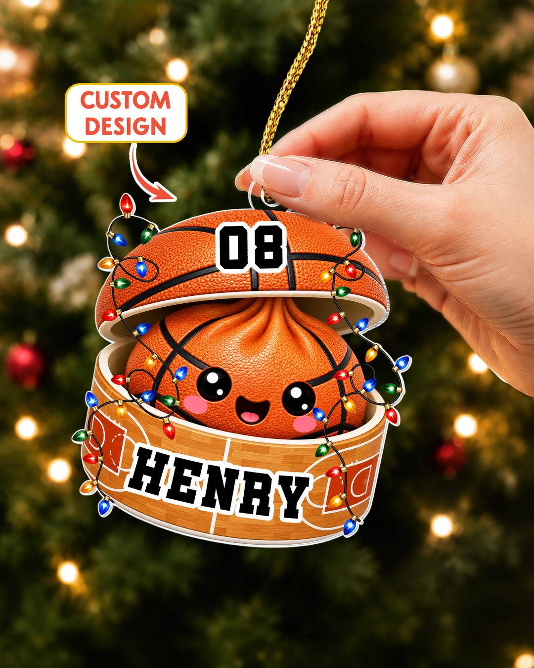 Sport Ball Dumpling - Personalized Acrylic Ornament