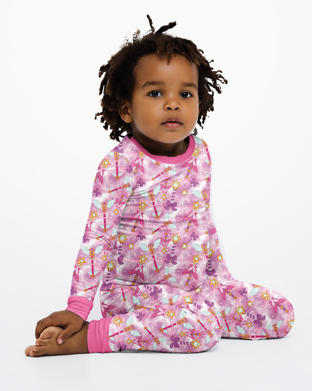 Template Bamboo Two Piece Long Sleeve Pyjamas Set