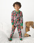 World Soccer Vamos Mexico Bamboo Two Piece Long Sleeve Pajama Set
