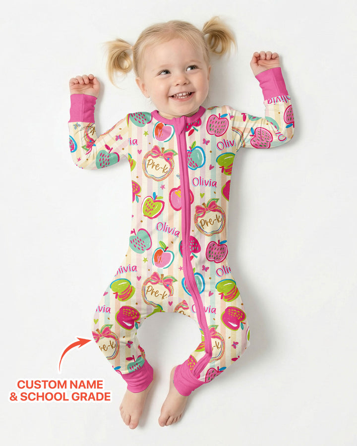 Custom Grade Preppy Apple Bamboo Convertible Zippy