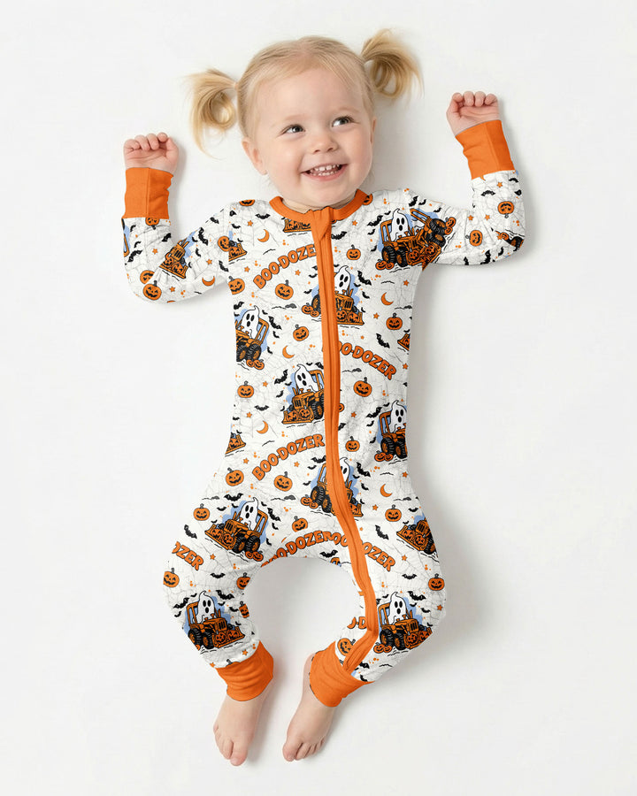 Boo-dozer Halloween Bamboo Convertible Zippy