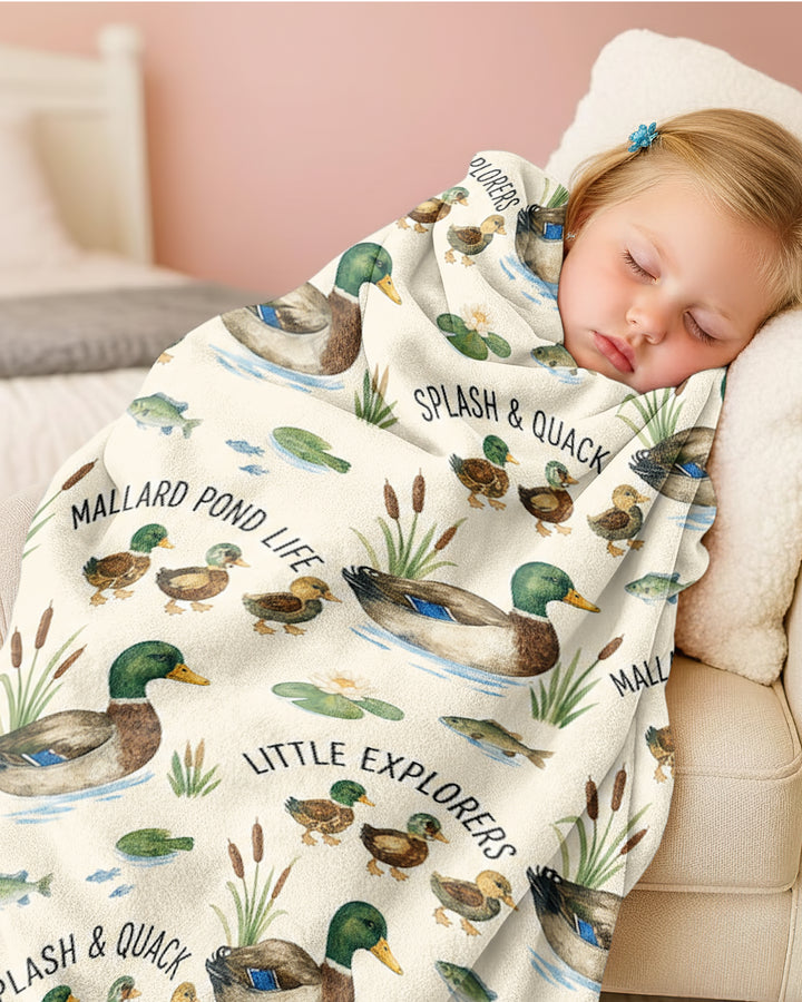 Little Mallard Bamboo Blanket