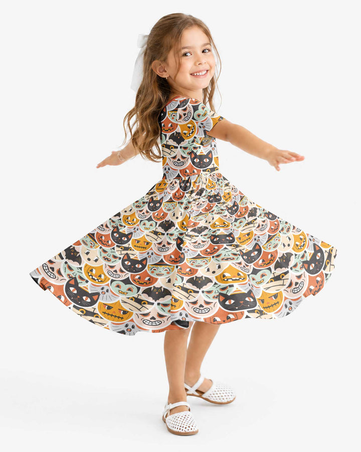 Monster Mash-Up Bamboo Twirl Dress