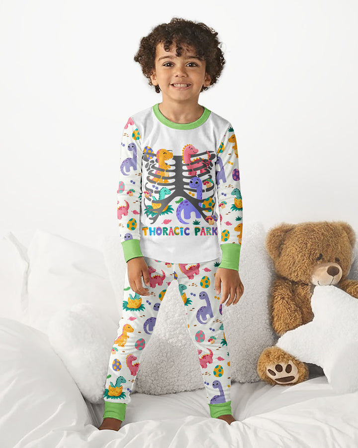 Thoracic Park Bamboo Two Piece Long Sleeve Pajama Set