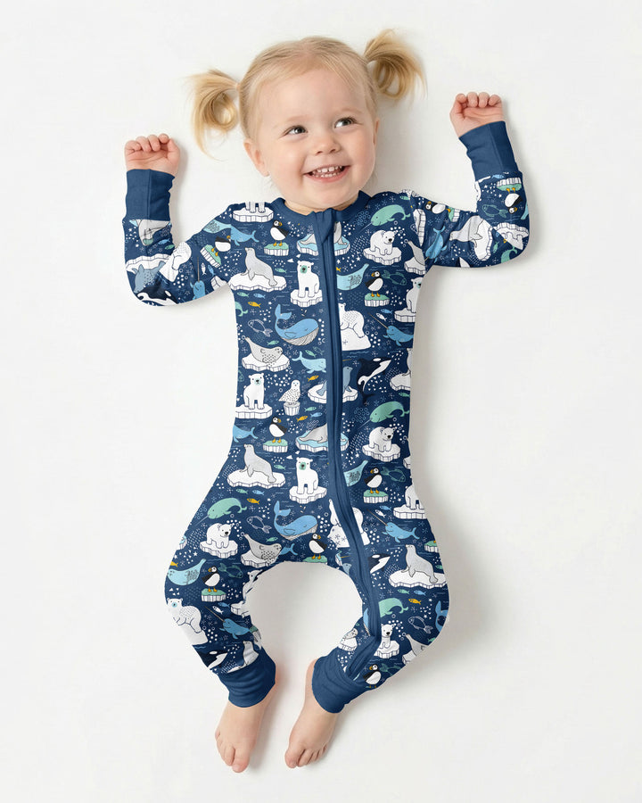 Animal Icebergs Bamboo Convertible Zippy