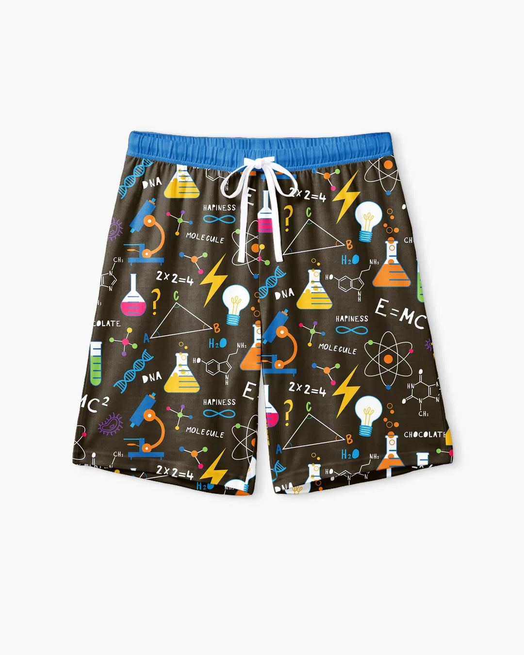 Science Explorer Family Matching Bamboo Men Short Sleeve Short Pajama Set