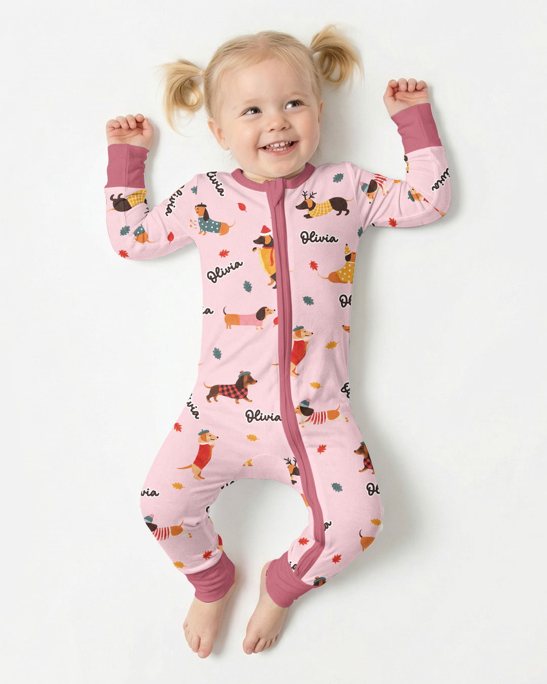Autumn Dachshund Kids Bamboo Convertible Zippy