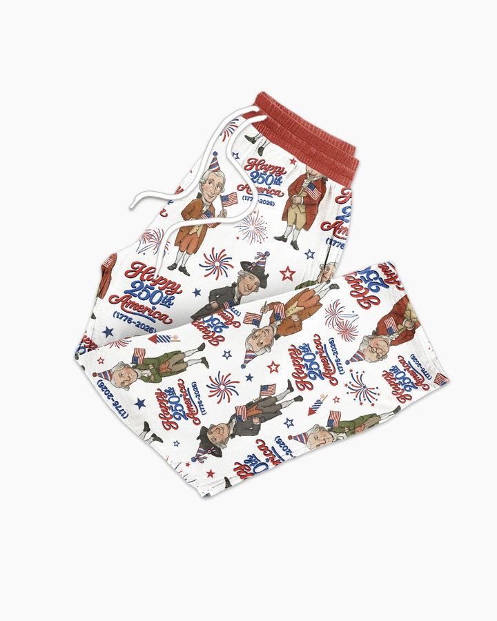 Party Like It's 1776 Family Matching Bamboo Men's Pajama Set