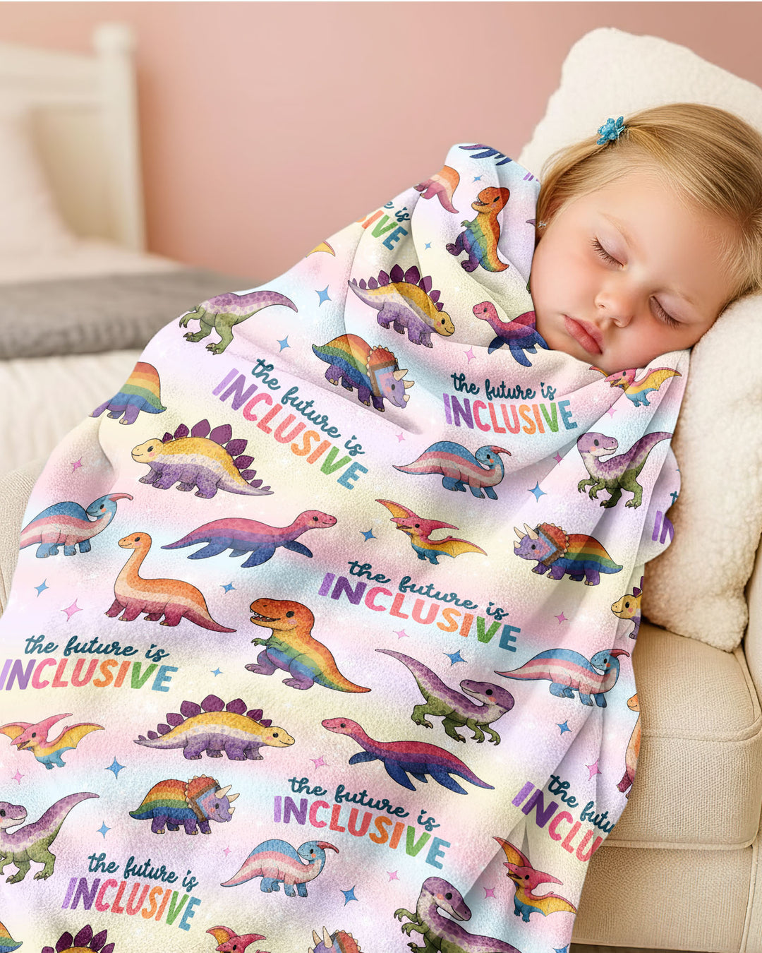 The Future is Inclusive Bamboo Blanket