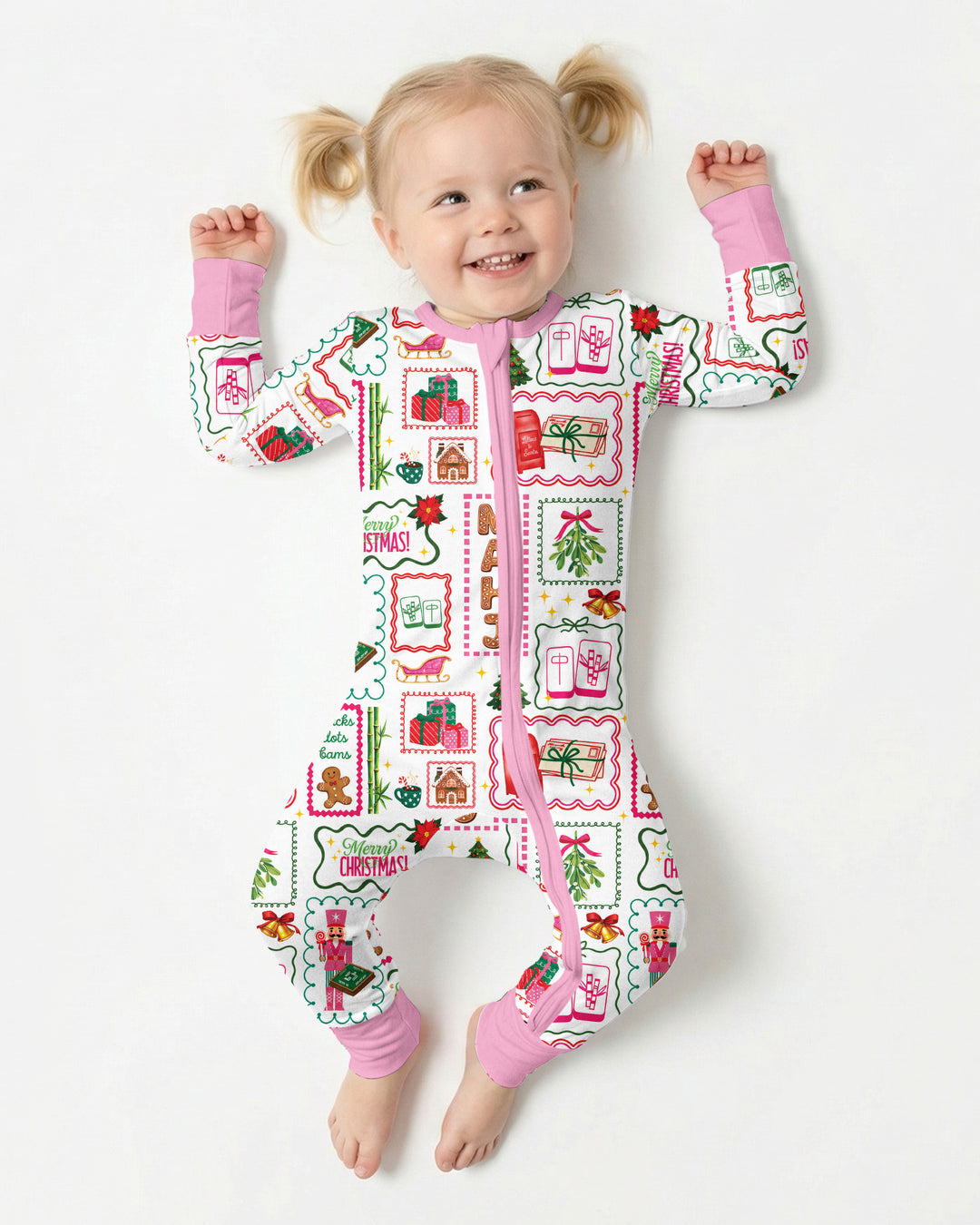 Preppy Christmas Mahjong Bamboo Convertible Zippy