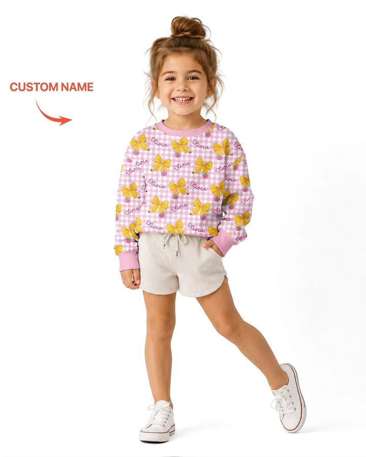 Coquette Back To School Bamboo Crewneck Sweatshirt