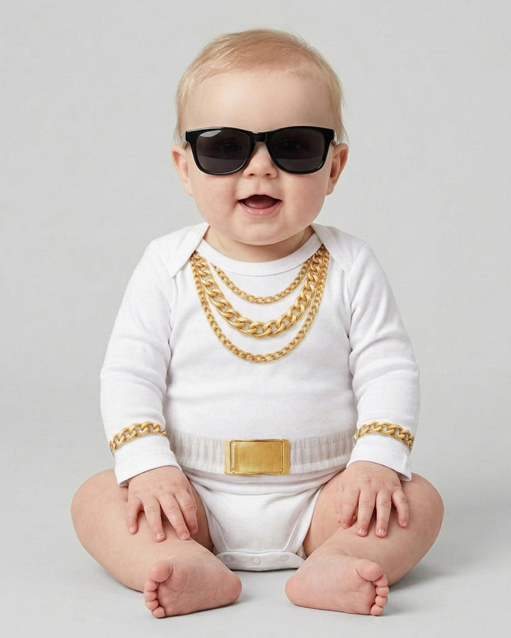 Mini Gold Boss Bamboo Bodysuit