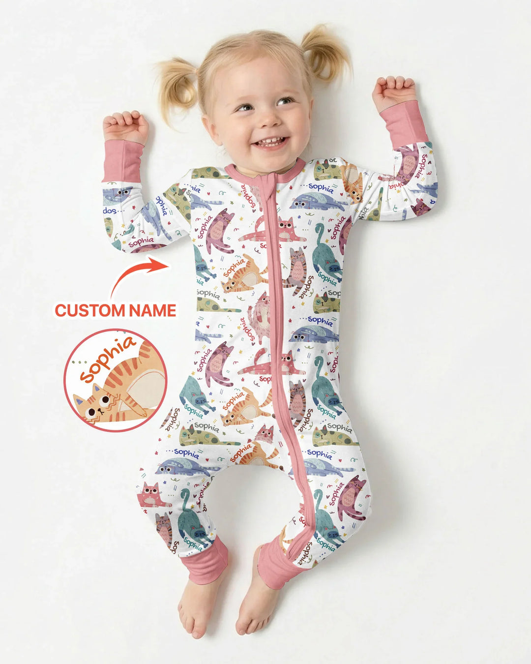 Cat Nap Crew Bamboo Convertible Zippy