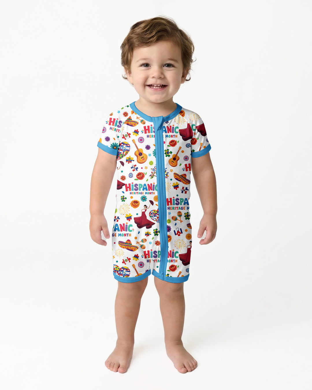 Fiesta Hispanic Heritage Month Bamboo Shorty Zippy