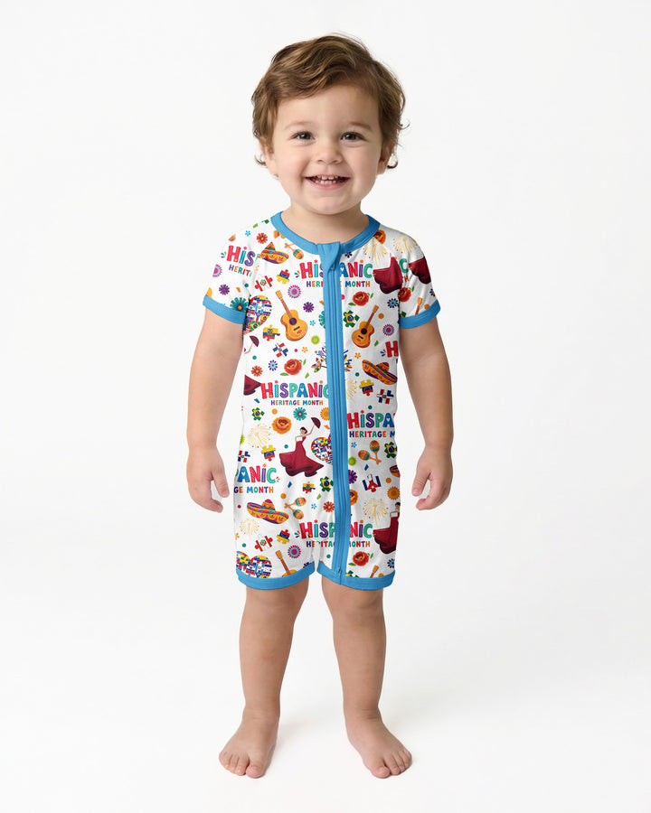 Fiesta Hispanic Heritage Month Bamboo Shorty Zippy