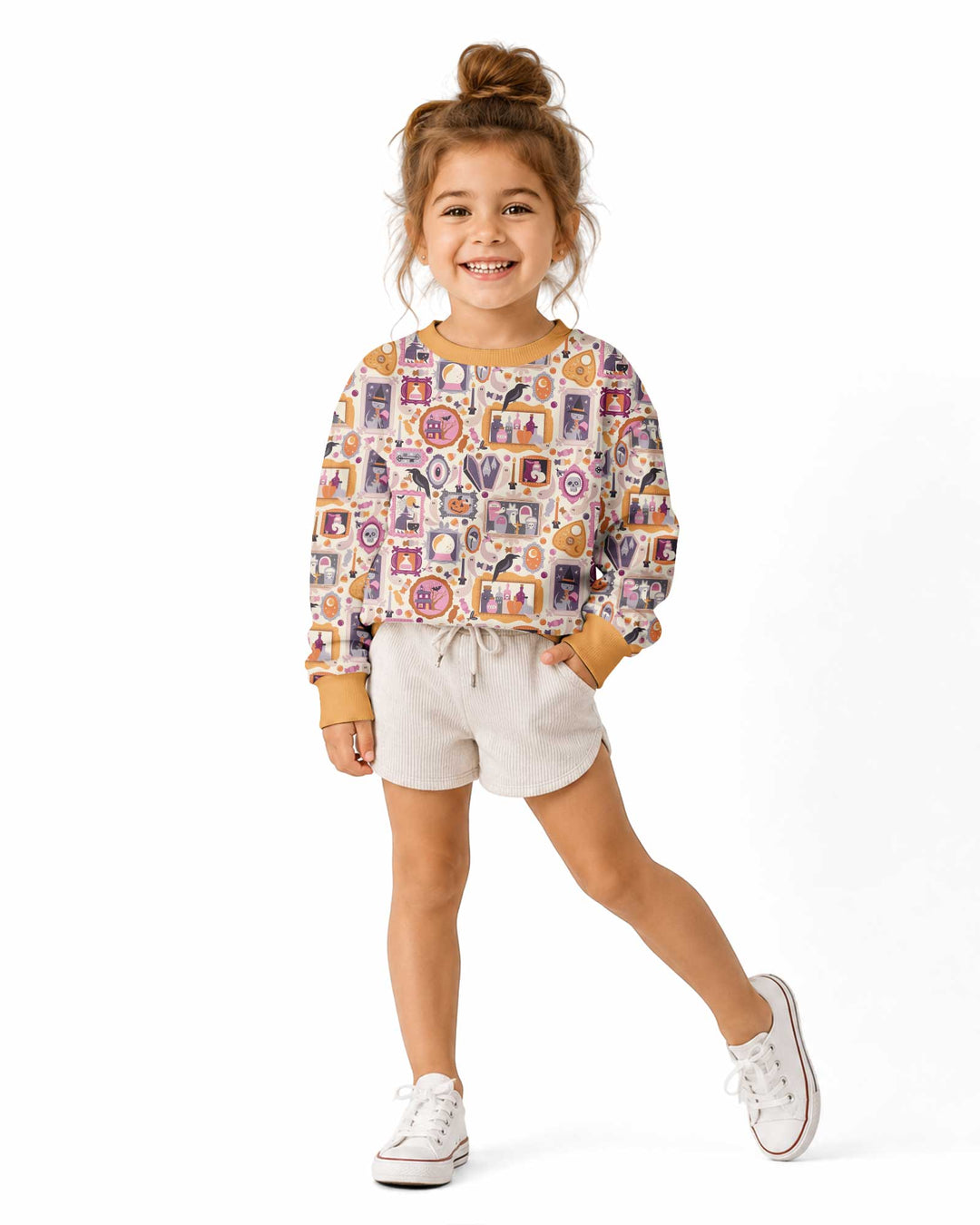 Spooky Portraits Bamboo Crewneck Sweatshirt
