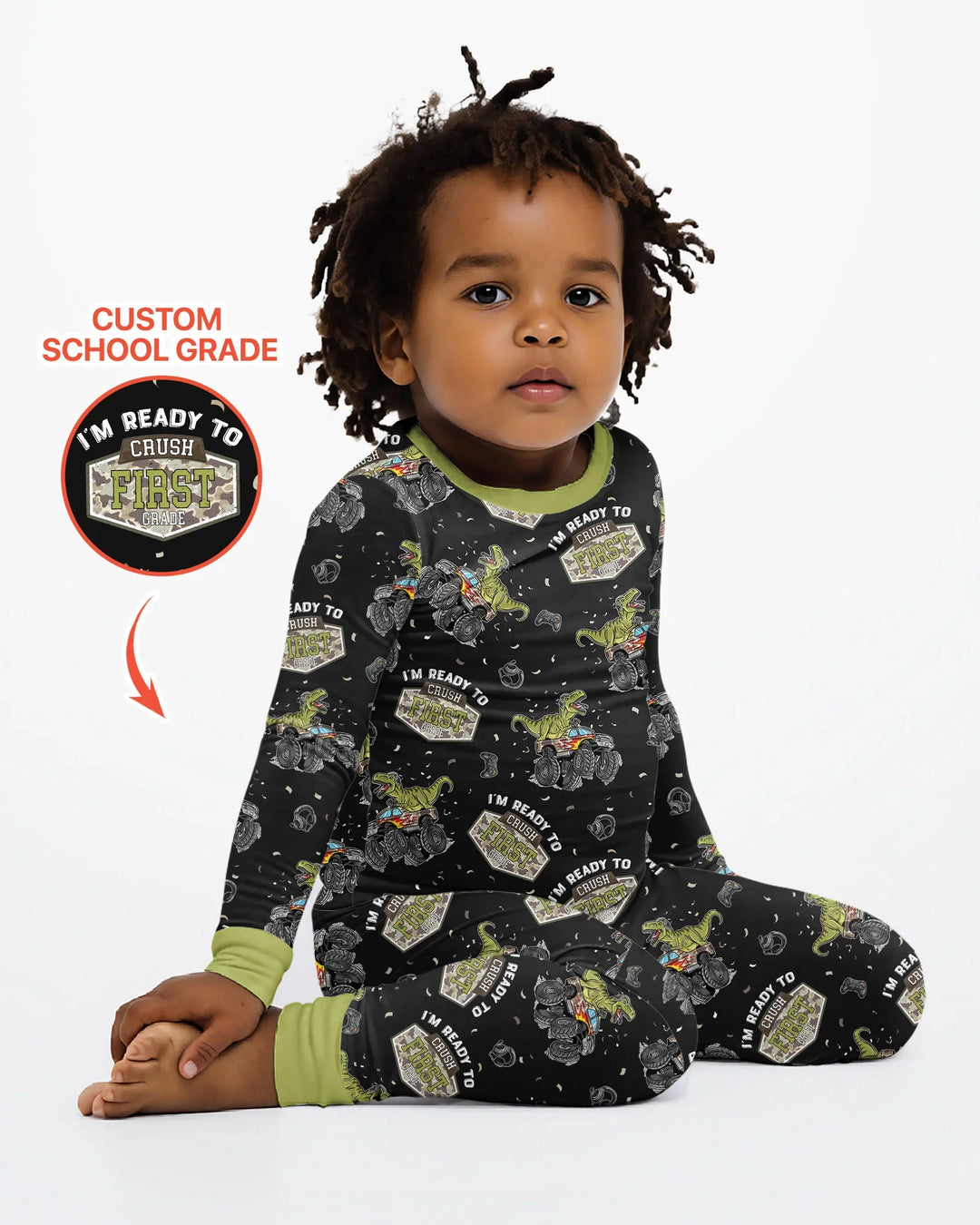 I'm Ready to Crush Bamboo Two Piece Long Sleeve Pajama Set