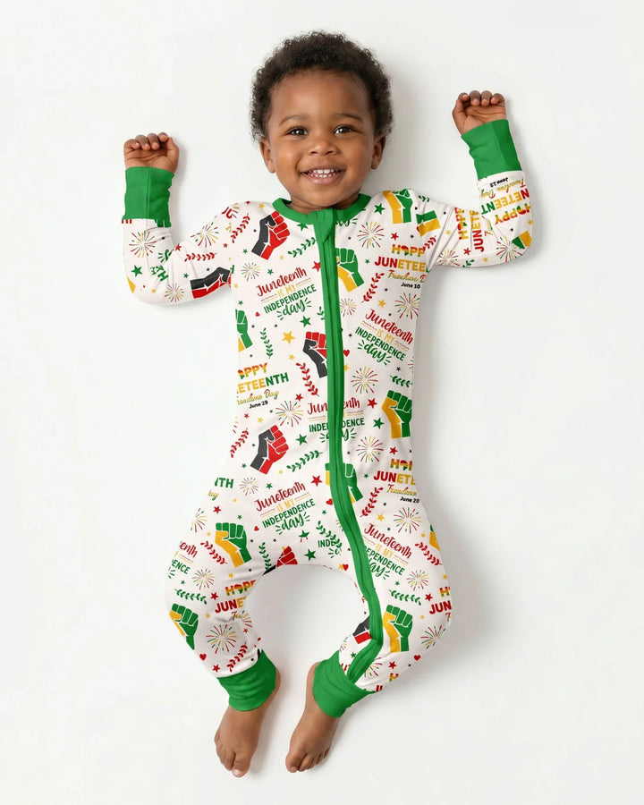 Happy Juneteenth Freedom Day Bamboo Convertible Zippy