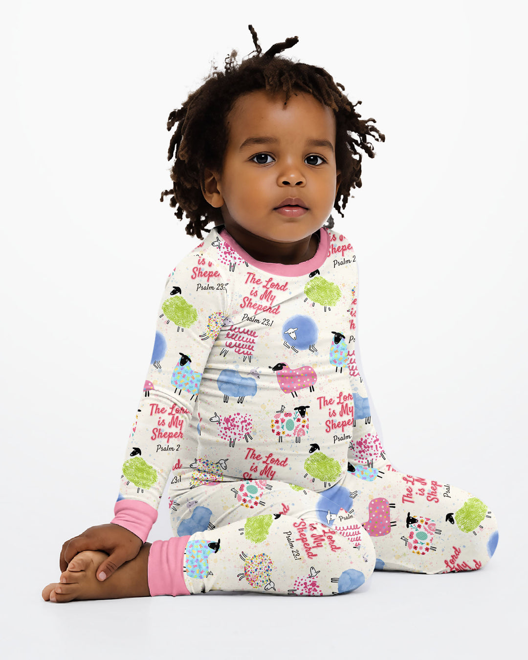 Template Bamboo Two Piece Long Sleeve Pyjamas Set