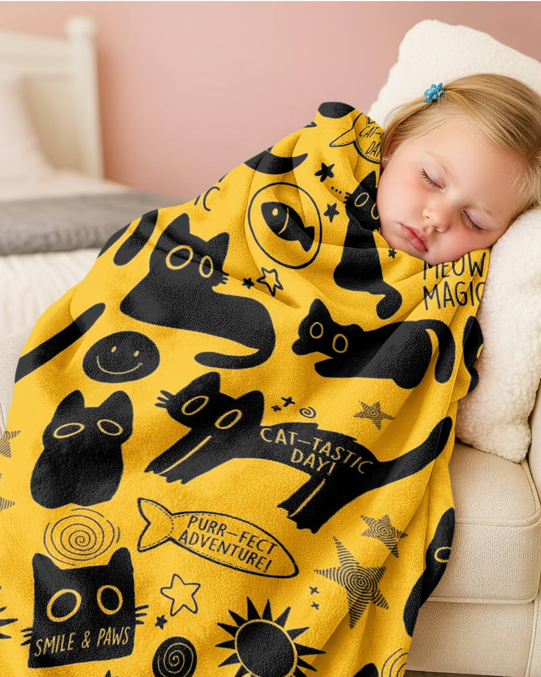 Meow Magic Bamboo Blanket