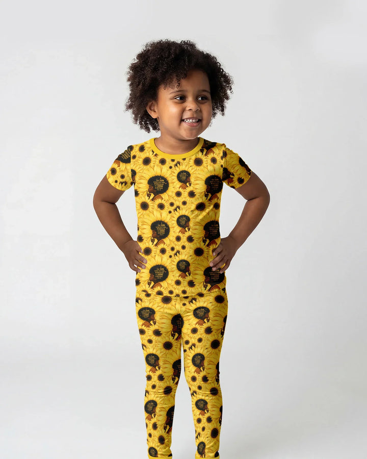 Sunflower Sunaya Bamboo Two Piece Short Sleeve Pajama Set